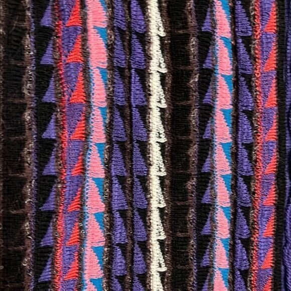 Missoni Striped Multicolor Design Pull-On Women's Skirt Feminine Luxury - Picture 3 of 11